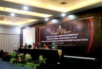 Rapat Pleno Rekapitulasi Hasil Verfikasi Administrasi Dukungan Minimal Pemilihan Bakal Calon Anggota DPD Provinsi Maluku Utara