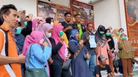 Tenaga Kesehatan RSUD Chasan Boesoirie Melaporkan Ketua DPRD Maluku Utara Kuntu Daud ke Ditreskrimsus Polda Maluku Utara