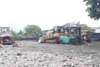 Bekas Lokasi Bongkar Muat di Pantai Daulasi, Kota Ternate. (Rakyatmu)