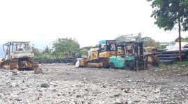 Bekas Lokasi Bongkar Muat di Pantai Daulasi, Kota Ternate. (Rakyatmu)