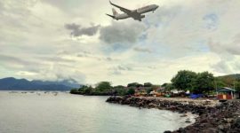 Lokasi Pelabuhan Bongkar Muat Kapal Milik PT. Thanaga Sumudera Line di Pantai Daulasi, Kota Ternate. (Rakyatmu)