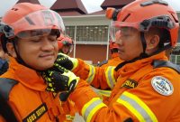 Pelepasan 62 Personel dari Basarnas dan BNPB Dilorong Apron Depan Pandawa Lanud Halim Perdanakusuma (Basarnas)