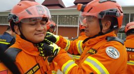 Pelepasan 62 Personel dari Basarnas dan BNPB Dilorong Apron Depan Pandawa Lanud Halim Perdanakusuma (Basarnas)