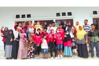 Tujuh Peserta dari Kepulauan Sula yang Mengikuti Festival Tunas Bahasa Ibu Nasional di Jakarta. (Rakyatmu)