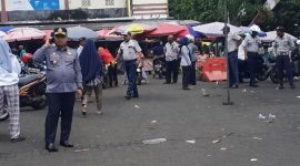 Dinas Perhubungan Kota Ternate Pantau Lokasi Parkir di Depan Pasar Higienis. (Rakyatmu)