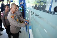 Kapolda Malut Irjen Pol Midi Siswoko Saat Meresmikan Gedung Satpas SIM Polres Halmahera Barat (Humas for Rakyatmu)