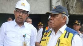 Rus'an M. Nur Taib Semenjak Menjadi Kepala Balai, Ia Bersama Menteri PUPR Basuki Hadimuljono. (Fb: Rusan Taib)