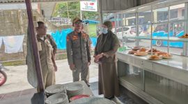 Salah Satu Warung Makan di Kota Ternate, Tidak Patuhi Edaran Wali Kota. (Satpol-PP for Rakyatmu)