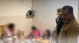 Satpol PP Kota Ternate Mengamankan 12 Orang di Panti Pijat. (Rakyatmu)