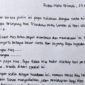 Surat Ferdy Sambo Kepada Anaknya yang Berulang Tahun. (Istimewa)