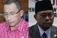 Wali Kota Ternate M. Tauhid Soleman dan Sekretaris Kota Ternate Jusuf Sunya. (Ko Edo/Rakyatmu)
