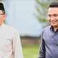 Wali Kota Ternate M. Tauhid Soleman Bersama Kepala Dinas Perhubungan Kota Ternate. (Ko Edo Huka)