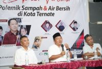 Diskusi Polemik Sumpah dan Air Bersih di Kota Ternate. (Ko Edo Huka)