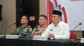 Rapat Koordinasi Tim Desk Pemilu dan Pilkada Wilayah Kota Ternate. (Ongky)