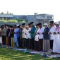 Salat Lid di Lapangan Gelora Kie Raha Ternate Tahun 2022. (Istimewa/Rakyatmu)