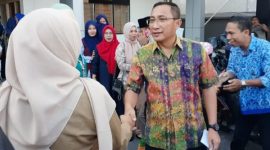 Suasana M. Tauhid Soleman Saat di Musatasi dari Sekda Kota Ternate Awal Tahun 2020. (Rakyatmu)