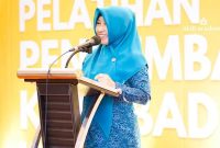 Ketua TP-PKK Kota Ternate, Marliza M. Tauhid. (FB: Liza Marsaoly)