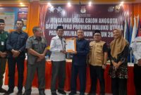 DPW PBB Maluku Utara Melakukan Pendaftaran ke KPU (Rakyatmu)