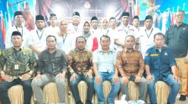 DPC Partai Gerindra Kabupaten Pulau Taliabu Foto Bersama Usai Mendaftar di KPU (Rakyatmu)