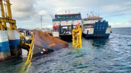 Kondisi Kerusakan Pelabuhan Dermaga Ferry Bastiong, Kota Ternate Usai di Tabrak KMP Mutiara Pertiwi I (Rakyatmu)