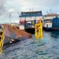 Kondisi Kerusakan Pelabuhan Dermaga Ferry Bastiong, Kota Ternate Usai di Tabrak KMP Mutiara Pertiwi I (Rakyatmu)