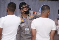 Suasana Pemeriksaan Kesehatan Casis Tamtama Polda Maluku Utara (Istimewa/Rakyatmu)