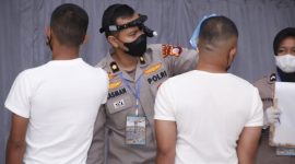 Suasana Pemeriksaan Kesehatan Casis Tamtama Polda Maluku Utara (Istimewa/Rakyatmu)