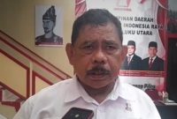 Ketua DPC Partai Gerindra Kota Ternate, Jamian Kolengsusu (Rakyatmu)