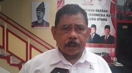 Ketua DPC Partai Gerindra Kota Ternate, Jamian Kolengsusu (Rakyatmu)