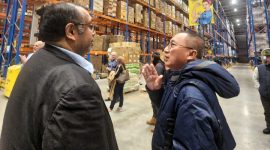 Wali Kota Ternate M. Tauhid Soleman saat Promosi Produk UMKM di Belanda (Rakyatmu)