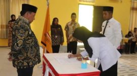 Pendatanganan SK CPNS 100 Persen di Aula II eks Kantor Bupati (Humas Taliabu for Rakyatmu)
