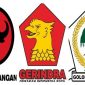Ilustrasi Tiga Partai Politik (Istimewa)