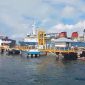 Foto Saat KMP Mutiara Pertiwi I menabrak Dermaga 2 Pelabuhan Penyeberangan Feri Bationg. (Rakyatmu)