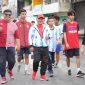 Fans Timnas Argentina dan Masyarakat Maluku Utara Gelar Jalan Sehat dan Senam Pagi. (Rakyatmu)