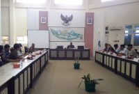 Suasana RDP DPRD Halmahera Utara bersama Pihak Pertamina dan UPTD DKP Maluku Utara. (Rakyatmu) 