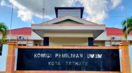 Kantor KPU Kota Ternate. (Rakyatmu)