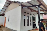 Rumah Permanen yang Dibangun Komunitas Republik Basedu Maluku Utara di Kelurahan Sango. (Rakyatmu)