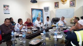Rapat Koordinasi Terkait BBM di Daerah Kepulauan Kabupaten Halmahera Utara. (Rakyatmu)