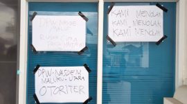 DPD NasDem Kota Ternate Aksi Penolakan Pergantian Nama Bacaleg di Silon