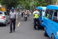 Dinas Perbubungan Bersama Satlantas Ternate Melakukan Operasi Patuh Kie Raha 2023. (Rakyatmu)