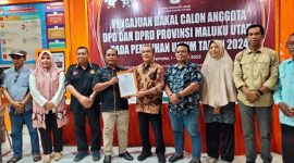 KPU Maluku Utara Nyatakan DPW Partai Ummat telah Melengkapi Administrasi Persyaratan 34 Bacaleg. (Rakyatmu)