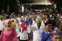 Karnaval dan Pawai Budaya di Rakernas Apeksi Kota Makassar Tahun 2023. (Rakyatmu)