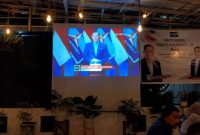 Ketua Umum Partai Demokrasi Agus Harimurti Yudhoyono ketika Menyampaikan Pidato Politik Bertajuk Perubahan dan Perbaikan Indonesia. (Rakyatmu)