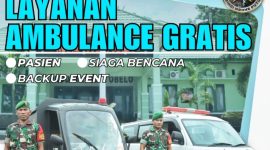 Layanan Ambulance Gratis. (Rakyatmu)