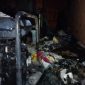 Sisa Kebakaran di Ruangan Penyimpanan Dokumen Kantor Gudang Bulog Kota Ternate. (Rakyatmu)