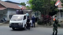 GMKI Cabang Tobelo Menggelar Aksi di Depan Kantor DPRD Kabupaten Halmahera Utara. (Rakyatmu)