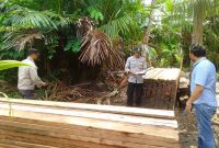 Kayu Berbagi Jenis Diamankan Polsek Gane Timur, Kabupaten Halmahera Selatan. (Asrul for Rakyatmu)