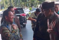 Bupati Pulau Taliabu Bersama Menparekraf Saat Hadiri Acara HIKMU. (Diskominfo for Rakyatmu)