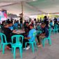 Suasana Pertandingan Kejurprov Domino yang Dilaksanakan di Benteng Oranje Kota Ternate. (Rakyatmu)