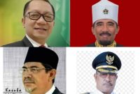 Taufik Madjid, Husain Syah, Capt. H. Ali Ibrahim dan Muhammad Kasuba. (Rakyatmu)